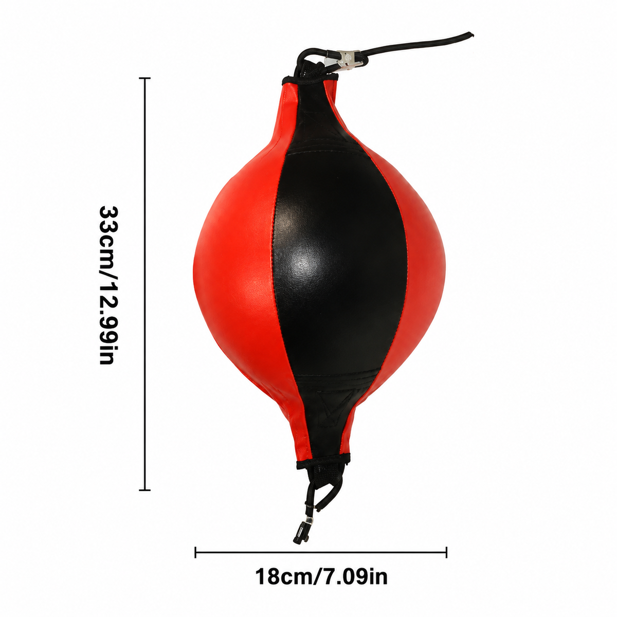 Boxing Speed Ball with Super Elastic Rope, Heavy Duty Punching Ball for Reflex Training, MMA & Cardio Workouts