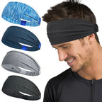 Sports Headbands for Men and Women – Soft, Elastic Sweatbands for Gym, Yoga, and Outdoor Sports