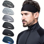 Sports Headbands for Men and Women – Soft, Elastic Sweatbands for Gym, Yoga, and Outdoor Sports