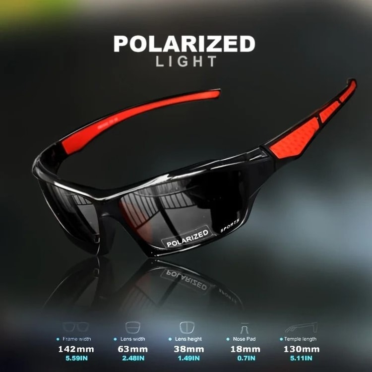Lightweight Polarized Sports Sunglasses for Men