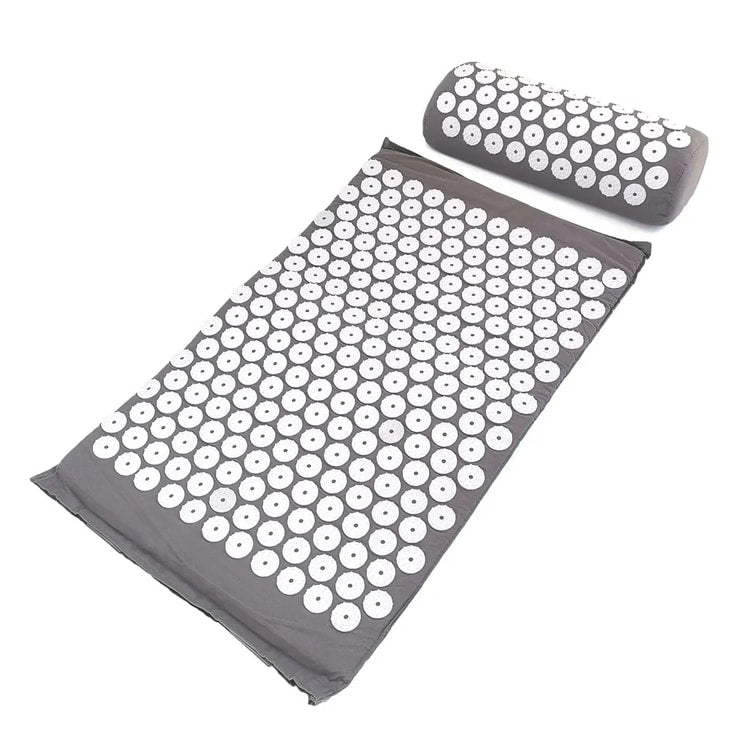 Acupressure Massage Cushion & Yoga Mat Set