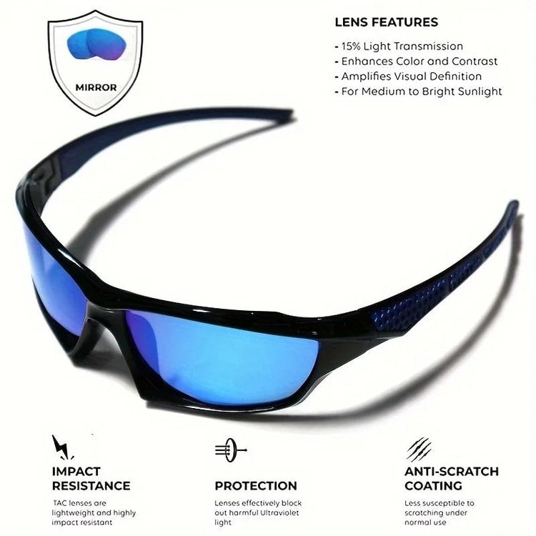 Lightweight Polarized Sports Sunglasses for Men