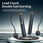 Rechargeable Digital Jump Rope with Calorie Counter – Adjustable Cordless Fitness Trainer