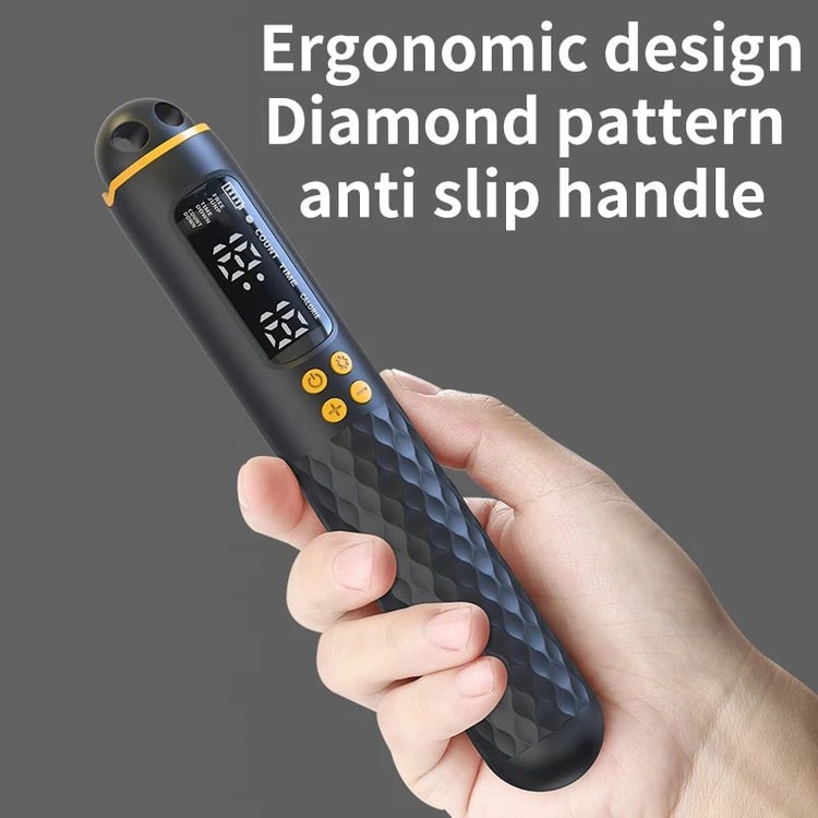 Rechargeable Digital Jump Rope with Calorie Counter – Adjustable Cordless Fitness Trainer