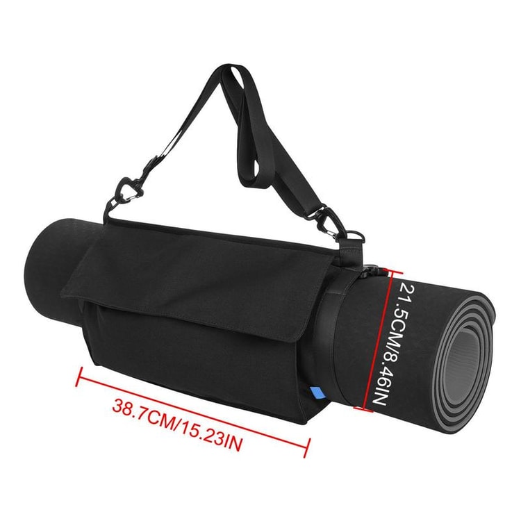 Yoga Mat Bag with Pockets Adjustable Yoga Mat Carrier and Holder Strap