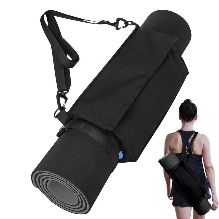 Yoga Mat Bag with Pockets Adjustable Yoga Mat Carrier and Holder Strap