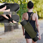 Yoga Mat Bag with Pockets Adjustable Yoga Mat Carrier and Holder Strap
