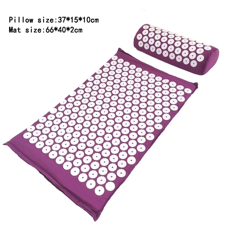 Acupressure Massage Cushion & Yoga Mat Set