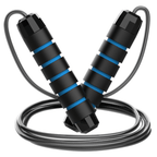 Adjustable Jump Rope for Workouts – Steel Wire, Tangle-Free Skipping Exercise for Home & Gym