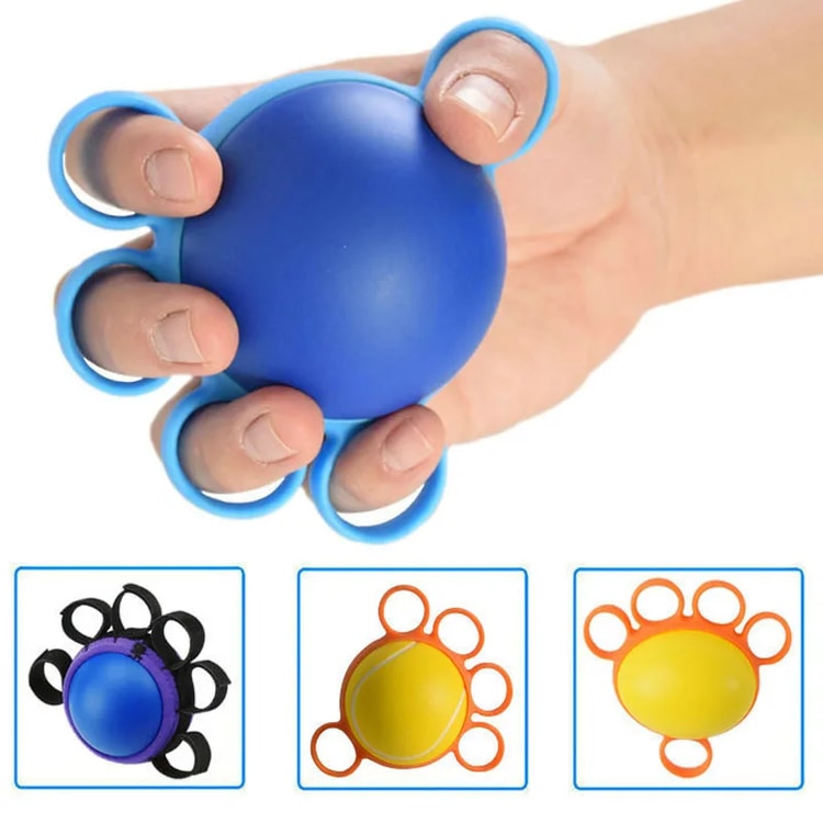 Grip Strength Training Ball, Hand Therapy & Muscle Recovery, Finger Fitness & Arm Strengthener Hand Trainer Stretch Ball
